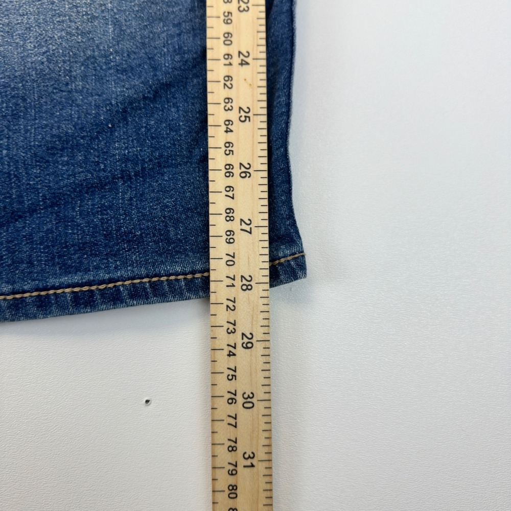 Women's Denim Bermuda Shorts - Blue - Picture 5 of 11